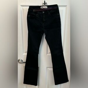 Like New Melanie Lyne Black Denim Jeans with Modern Fit